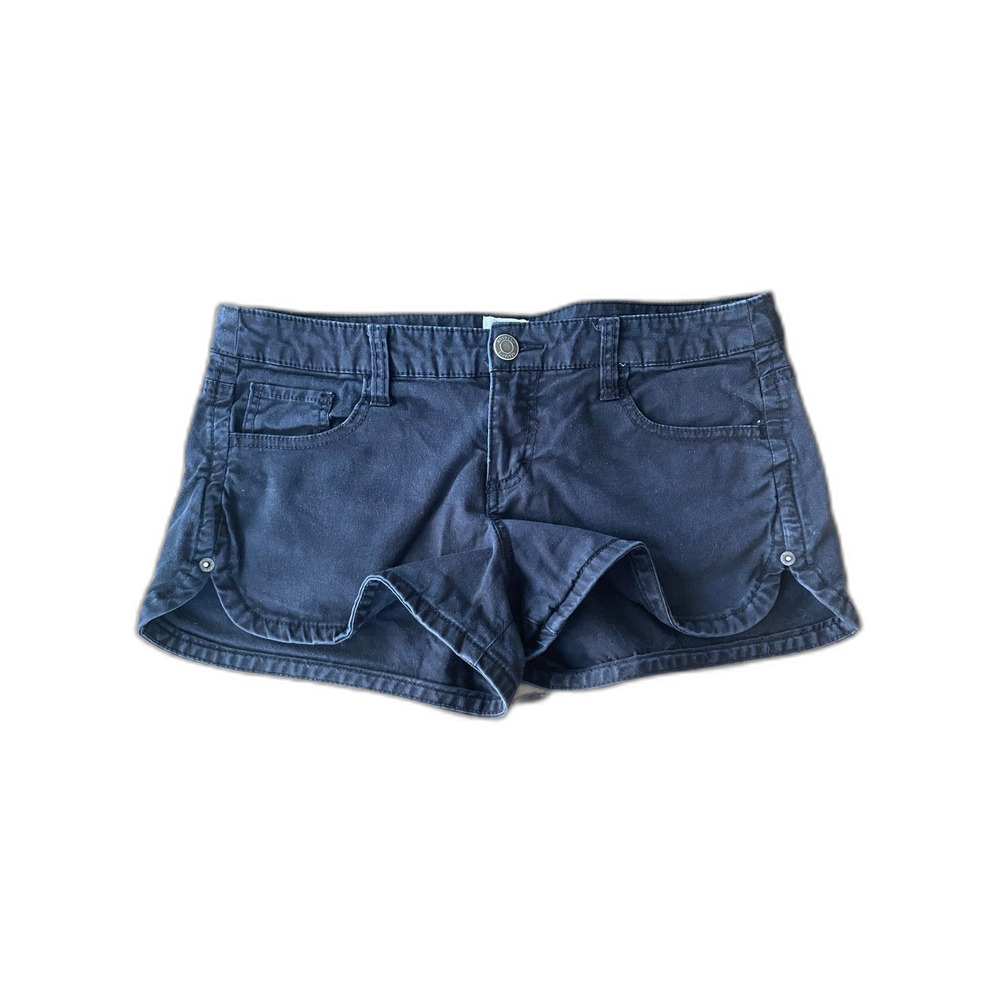 Mossimo Supply Co. Y2K Black Mid Rise Shorts Fit 6 Size 9 Womens
